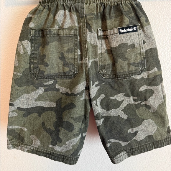 Timberland Kids Camo Shorts - Green and Gray - Picture 2 of 4